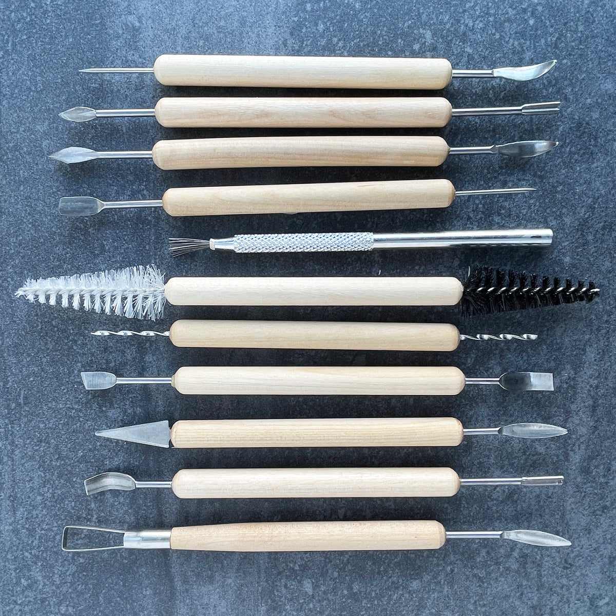 Set of 19 Pottery Tools Starter Kit