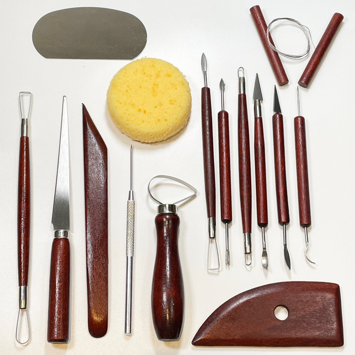 Set of 15 Pottery Tools