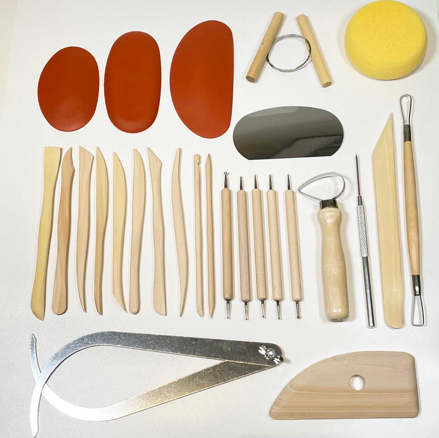 Set of 27 Pottery Tools