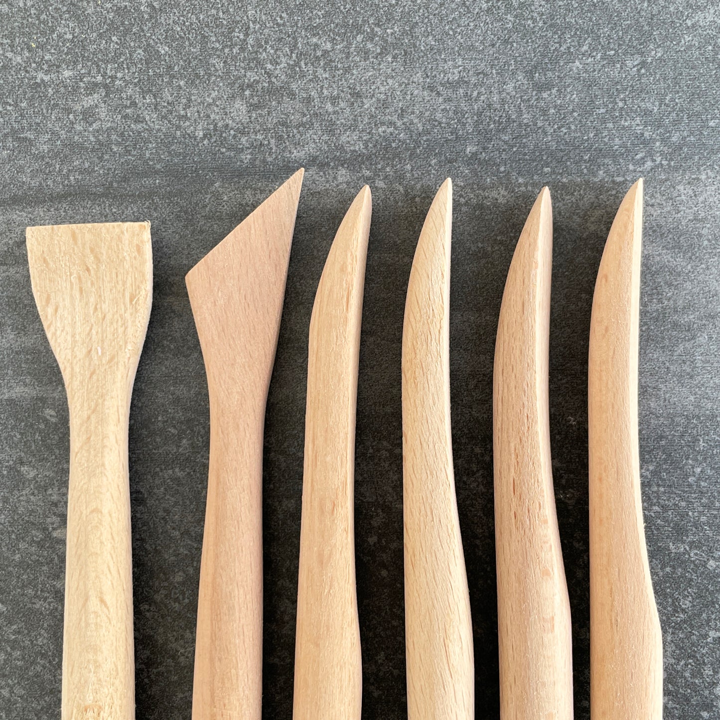 Set of 6 Wood Loop and Scraper Tools
