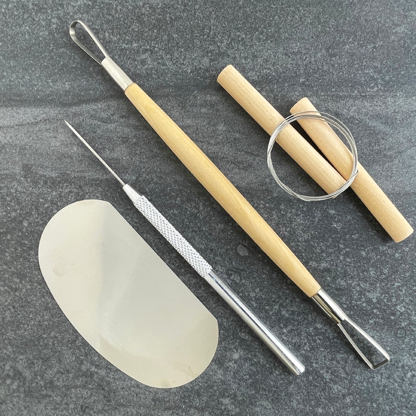 Set of 8 Pottery Tools Starter Kit
