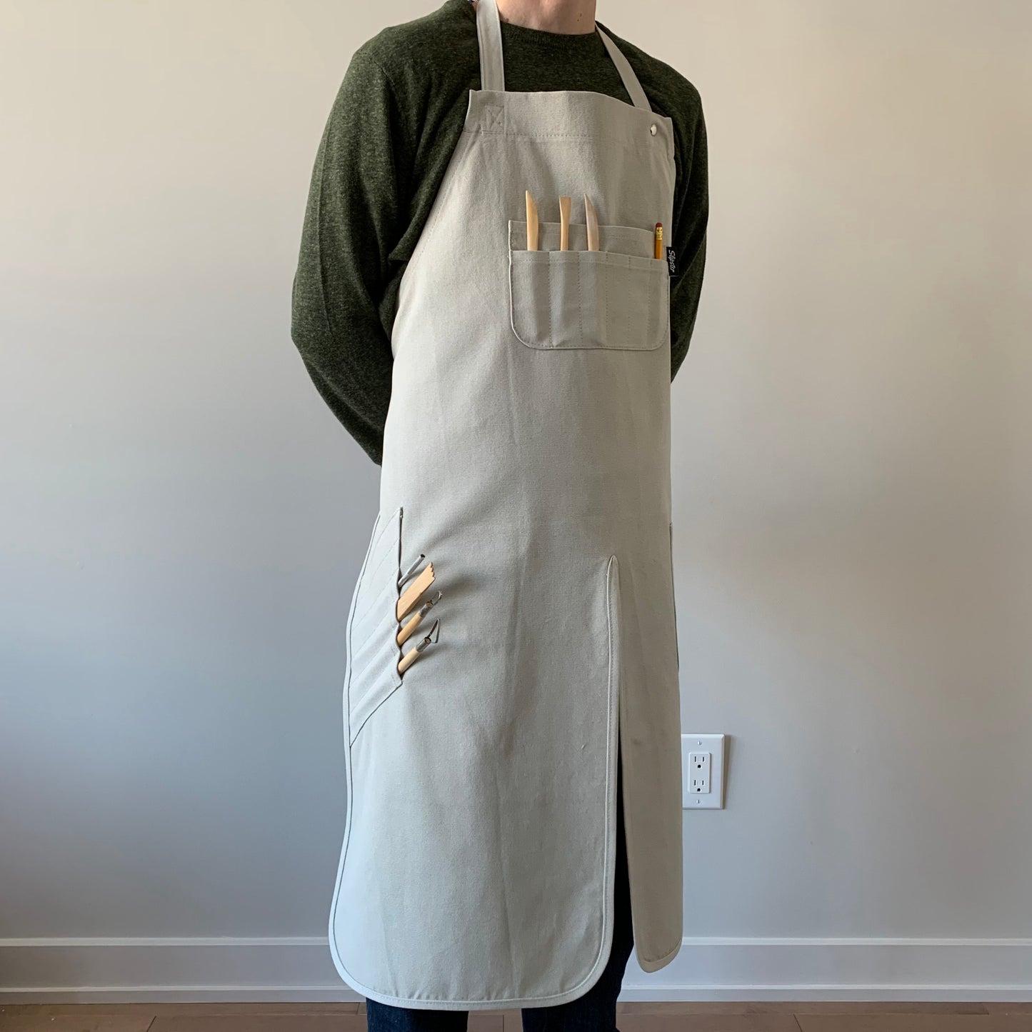 Pottery Apron with Split Leg