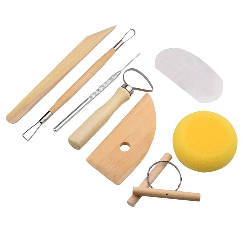 Set of 19 Pottery Tools Starter Kit