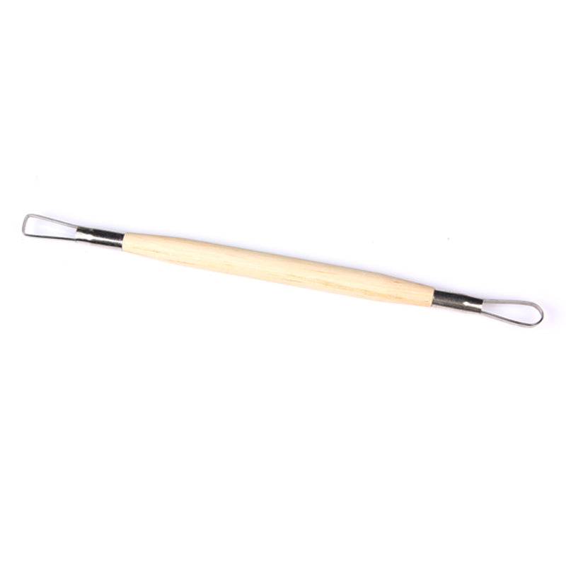 Set of 6 Wood Loop Tools with Stainless Steel Flat Wire