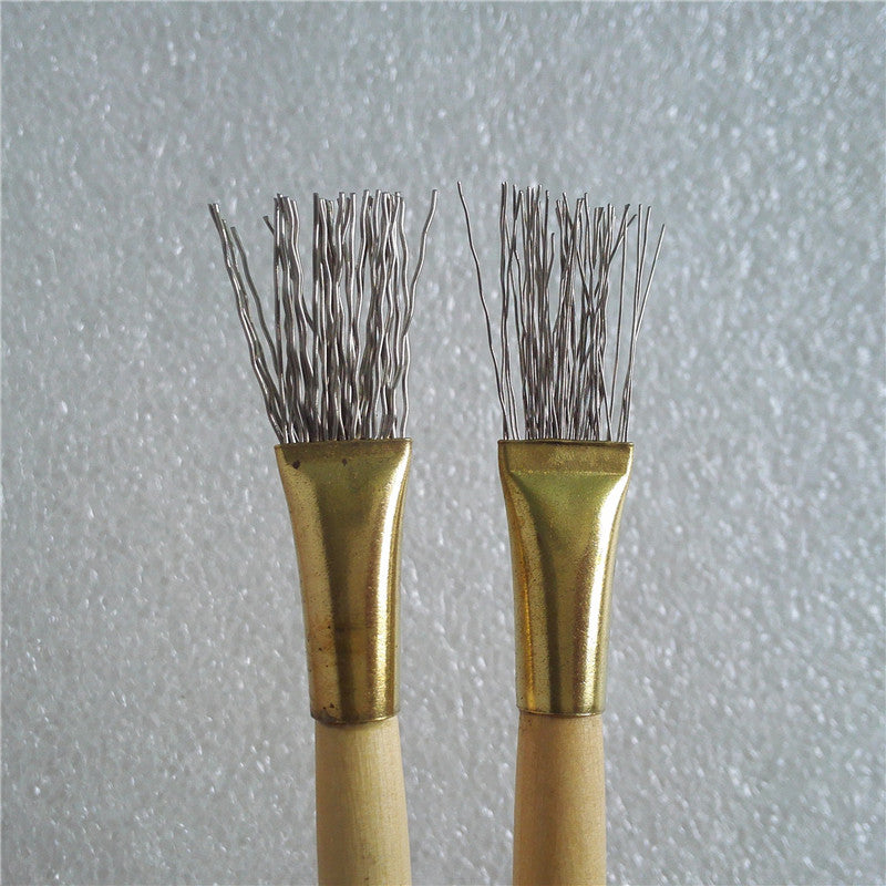 Set of 2 Thick/Thin Wire Texture Brushes
