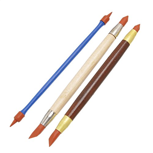 Set of 3 Double-Ended Silicone Shaping Pen Tools