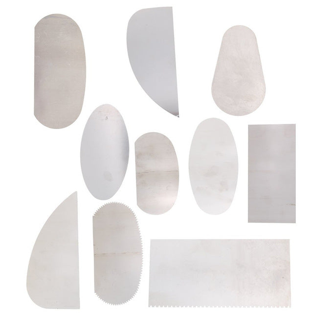 Set of 10 Stainless Steel Pottery Ribs (Set A)