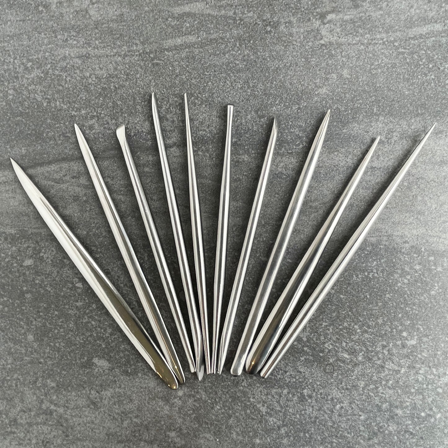 Set of 10 Metal Sculpting Tools