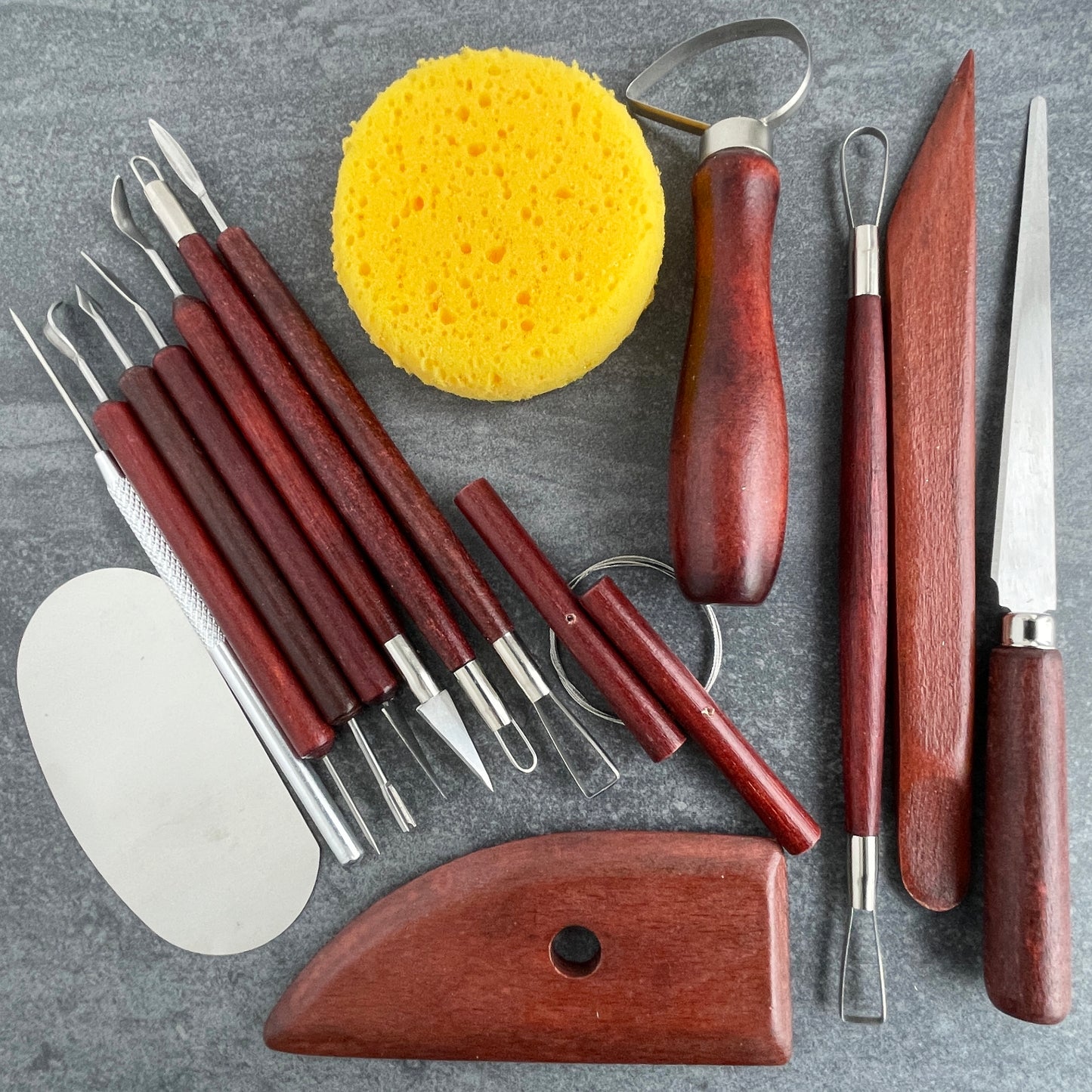 Set of 15 Pottery Tools