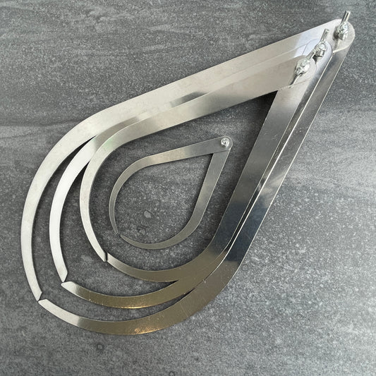 Set of 4 Bent-Leg Pottery Calipers