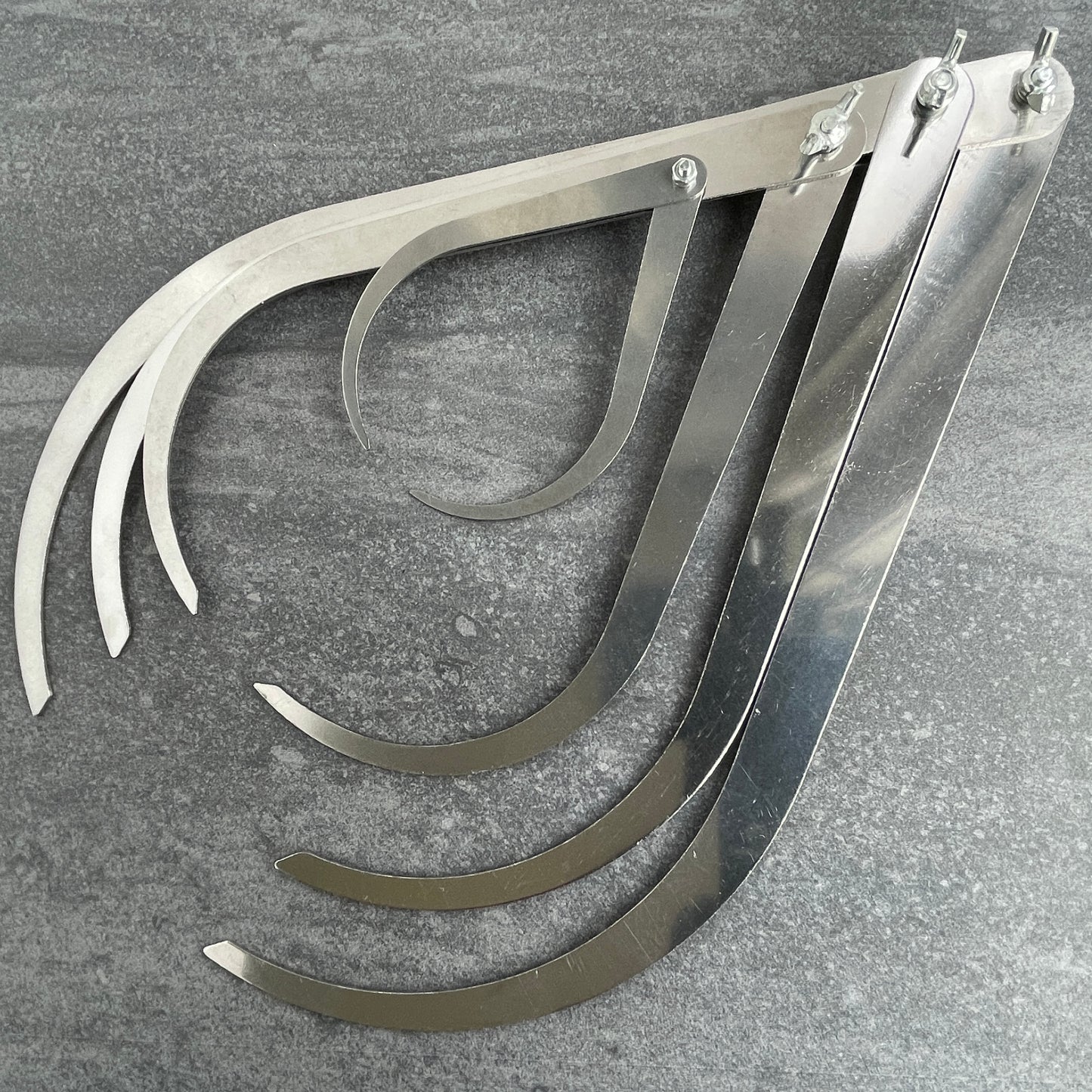 Set of 4 Bent-Leg Pottery Calipers