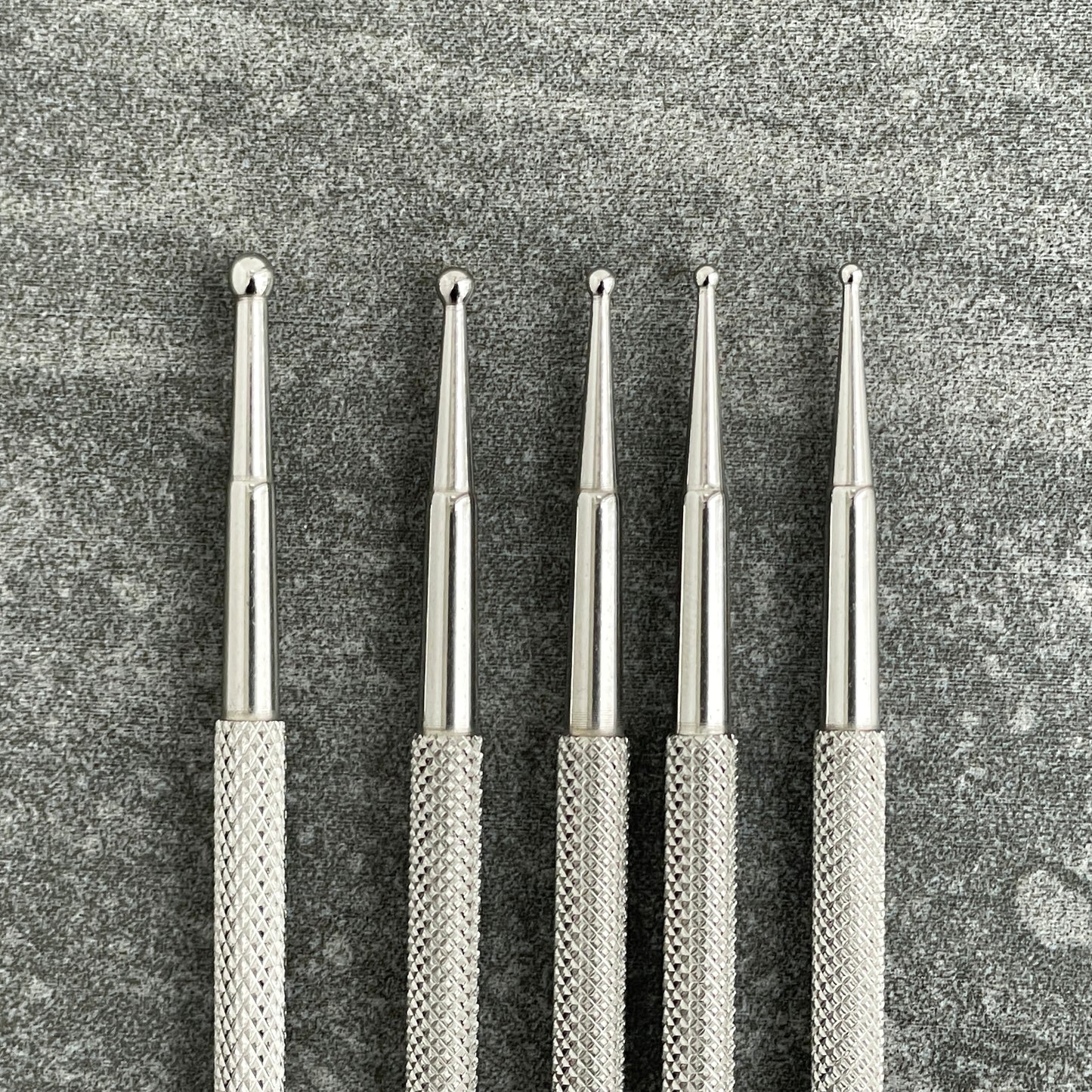 Set of 5 Stainless Steel Ball Stylus Sculpture Tools