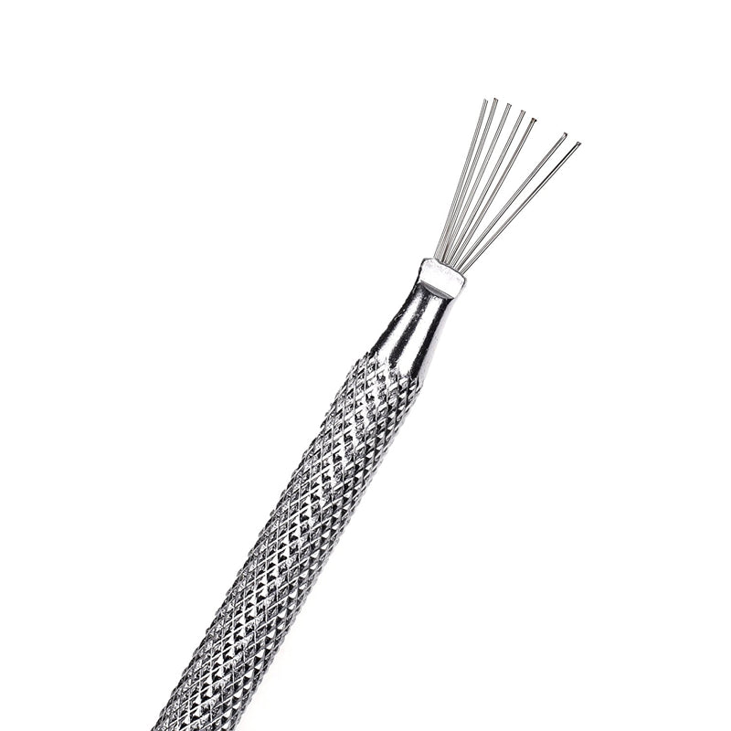 Set of 8 Aluminum Tools: Loops, Needle, Brush