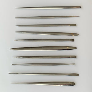 Set of 10 Metal Sculpting Tools