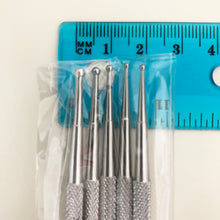 Load image into Gallery viewer, Set of 5 Stainless Steel Ball Stylus Sculpture Tools