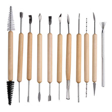 Load image into Gallery viewer, Set of 19 Pottery Tools Starter Kit