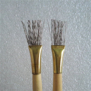 Set of 2 Thick/Thin Wire Texture Brushes