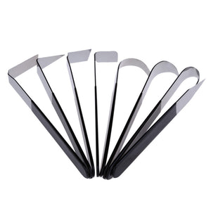 Set of 8 Stainless Steel Chattering Tools