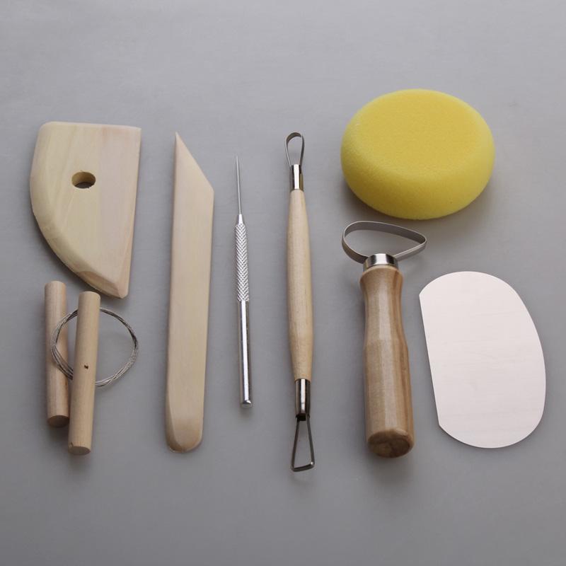 Set of 15 Pottery Tools Starter Kit