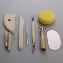 Load image into Gallery viewer, Set of 8 Pottery Tools Starter Kit