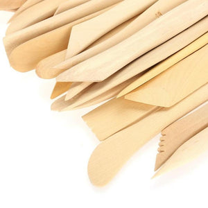 Set of 38 Wood Clay Sculpting Knives